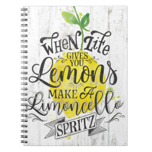 Limoncello Spritz-laptop Notitieboek