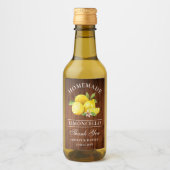 Limoncello Wood Merci Mini Étiquettes bouteille (Devant)