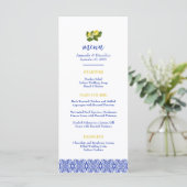 Limone I Italien Citron & Carrelage Bleu Menu Mari (Debout devant)