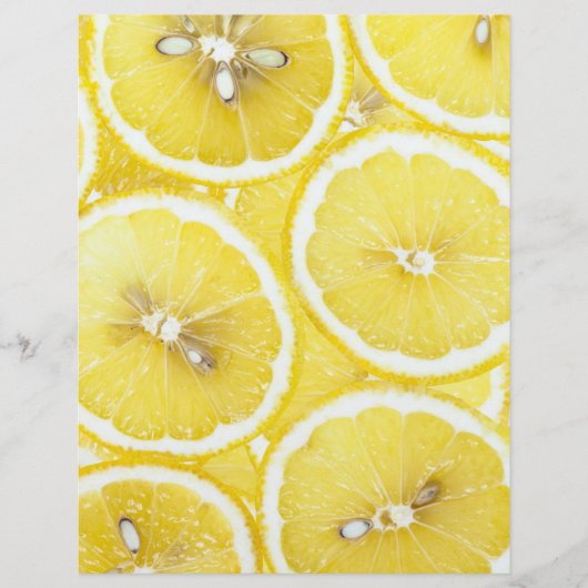 Limonen achtergrond flyer (Voorkant)