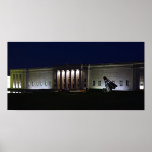 Limousine bij het Nelson-Atkins Museum of Art Poster
