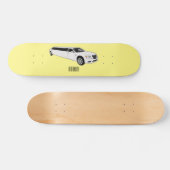 Limousine cartoon illustratie skateboard (Horizontaal)