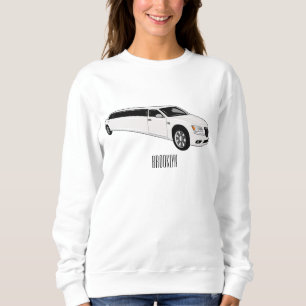 Limousine cartoon illustratie trui