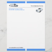 Limousine Letterhead Custom Briefhoofd (Voorkant)