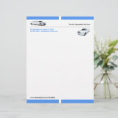 Limousine Letterhead Custom Briefhoofd (Staand voorkant)