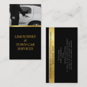 Limousine, Limo, Carte De Ville, Service De Conduc (Devant / Derrière)