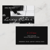 Limousines Limo Car Services Driver Visitekaartje (Voorkant / Achterkant)