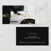 Limousines Limo Car Services Driver Visitekaartje (Voorkant / Achterkant)