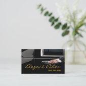 Limousines Limo Car Services Driver Visitekaartje (Staand voorkant)