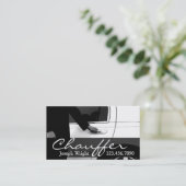 Limousines Limo Car Services Driver Visitekaartje (Staand voorkant)