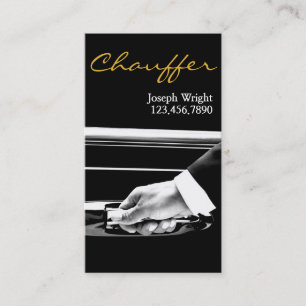 Limousines Limo Car Services Driver Visitekaartje