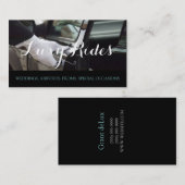 Limousines, Limo Services, Carte de visite de cond (Devant / Derrière)