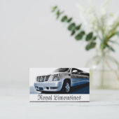 Limousines, Limo Services, Driver Carte de visite (Debout devant)