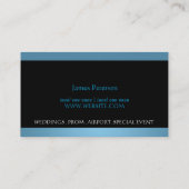 Limousines, Limo Services, Driver Carte de visite (Dos)