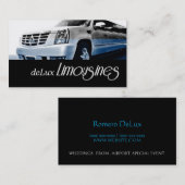 Limousines, Limo Services, Visitekaartje voor driv (Voorkant / Achterkant)