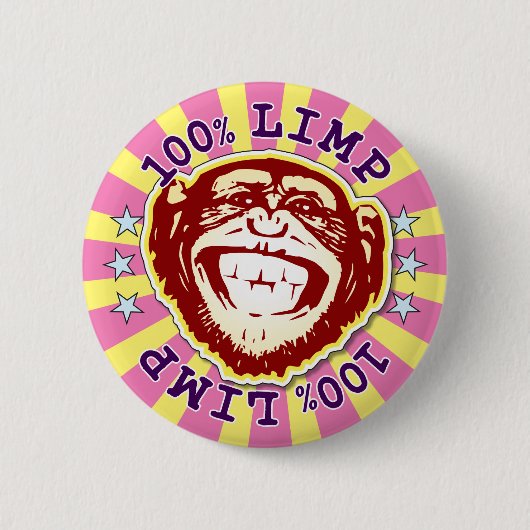 Limp 100% Funny Funky Monkey Badge (Devant)