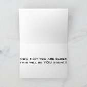 L'IMPATIENT EST AU-DESSUS DE LA CARTE D'ANNIVERSAI (Intérieur)