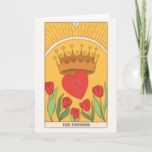 L'impératrice carte de tarot Arcane Majeur énergie (Devant)