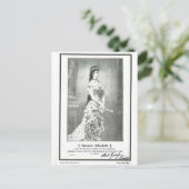 L'impératrice Elisabeth - carte d'assassinat de Si (Debout devant)