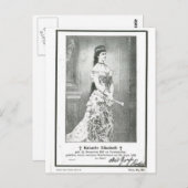 L'impératrice Elisabeth - carte d'assassinat de Si (Devant / Derrière)