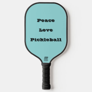 Limpet Shell Blauw Groen Lente Seizoen Effen Kleur Pickleball Paddle