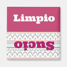 Limpio/Sucio Magneet