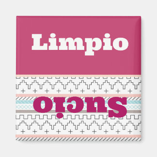 Limpio/Sucio Magneet