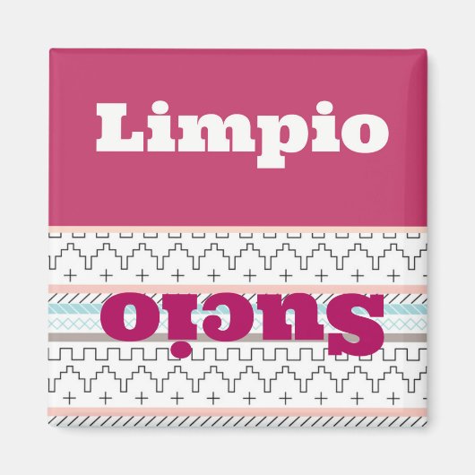 Limpio/Sucio Magneet (Voorkant)
