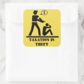 L'impôt est un autocollant de vol (Sac)