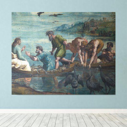 L'impression Miraculeuse de toile de poisson (Insitu (Plancher de Bois))