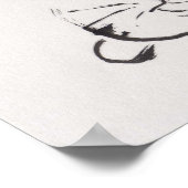 Lin Li's Art Print: Kattenslaapstand Poster (Hoek)