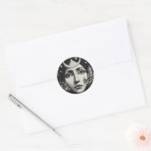 Lina Cavalieri Mijn stijl Ronde Sticker (Envelop)