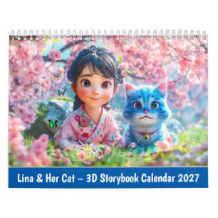 Lina & Haar Kat – 3D Verhalenboek Kalender 2027