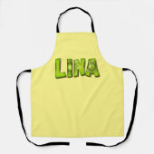 Lina Nom Kiwi Design Tablier de cuisine (Recto)