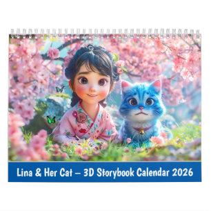 Lina & Son Chat – Calendrier Livre Pop-Up 3D 2026