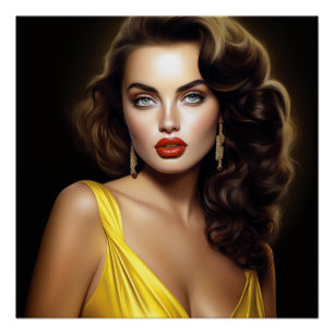 Lina - Super Model Latina! Perfect Poster
