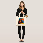 Linaje Citrus Grote Tote Bag (Voorkant (model))