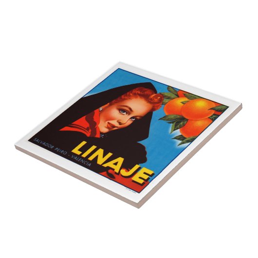 Linaje Citrus Tegeltje (Zijkant)