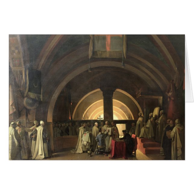 L'Inauguration de Jacques de Molay (Devant horizontal)
