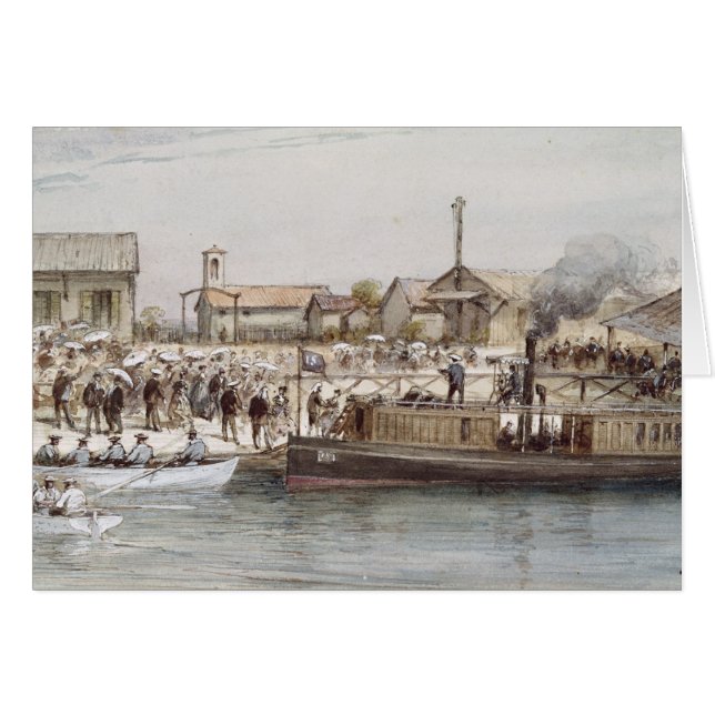 L'inauguration du canal de Suez (Devant horizontal)