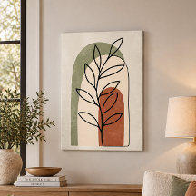 Linceul de galerie Botanical Boho 24x36