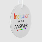 L'inclusion est la réponse - Sensibilisation à la  (devant)