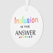 L'inclusion est la réponse - Sensibilisation à la  (devant)