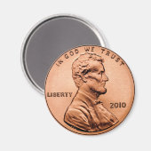 LINCOL PENNY MAGNEET (Voorkant / Achterkant)