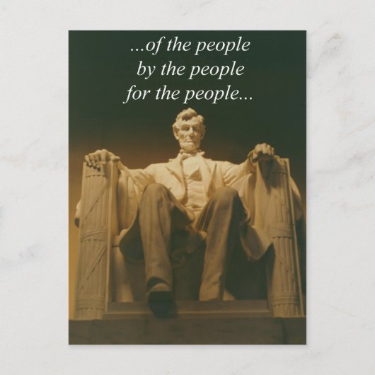 Lincoln 1 briefkaart (Voorkant)