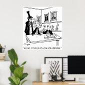 Lincoln Cartoon 5488 Poster (Thuiskantoor)