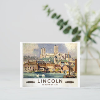 Lincoln Cathedral - Britse spoorwegen Briefkaart