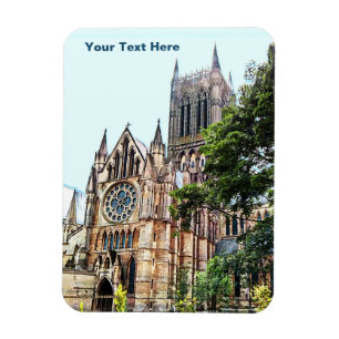 Lincoln Cathedral-Kaart Magneet