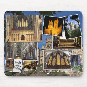 Lincoln Cathedral Pipe Organ mousepad Muismat