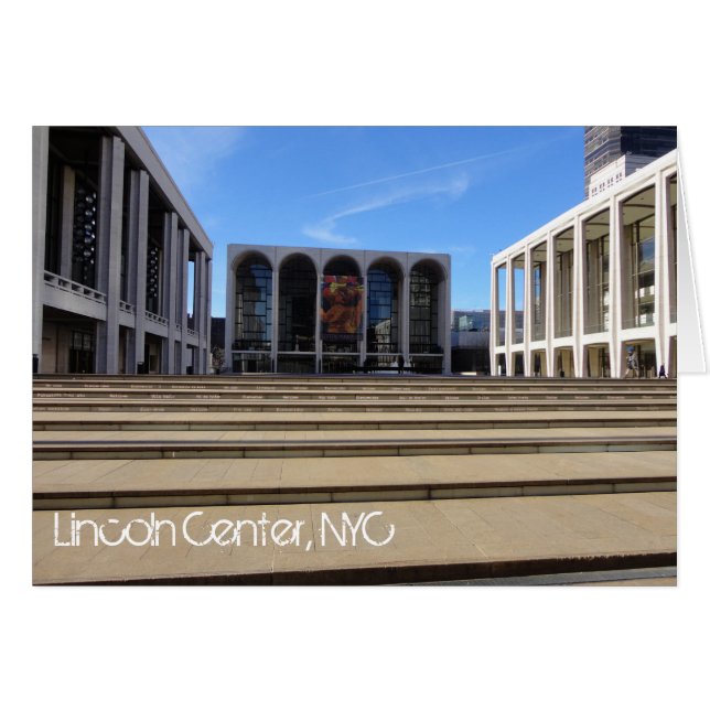 Lincoln Center New York City NYC Upper West Side (Devant horizontal)